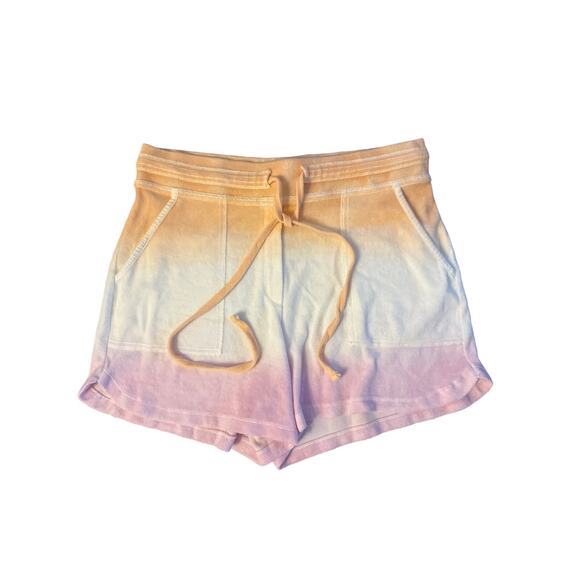 Women M Anthropologie Saturday Sunday Lucca French Terry Tie Dye Shorts - Picture 1 of 5
